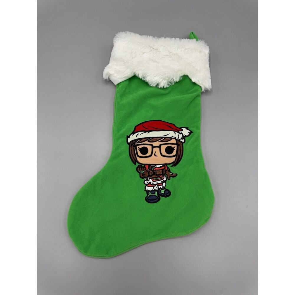 Funko Overwatch Mei Green Christmas‎ Stocking Embroidered Soft